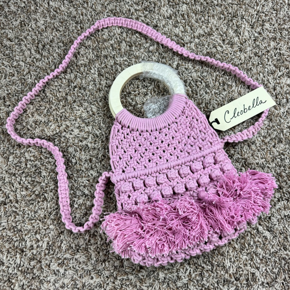 Cleobella Monaco Pink Mini Tote